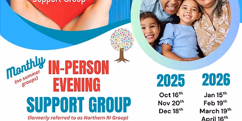Evening IN-PERSON Foster and Adoptive Parent Support Group