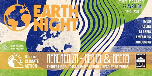 \ud83c\udf0d EARTH NIGHT Djs For Climate x Tropisme