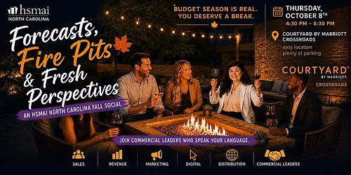 HSMAI NC Fall Social - Forecast, Fire Pits & Fresh Perspectives