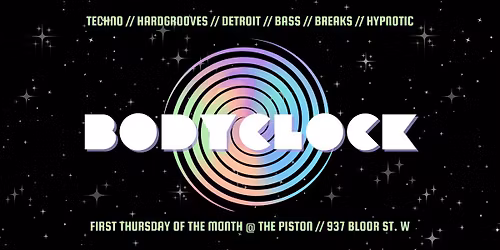 BODYCLOCK Techno \/\/ Miss Kleio Zola & Special guest Athena