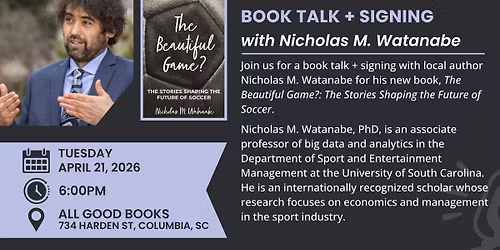 Book Talk + Signing with Nicholas M. Watanabe: "The Beautiful Game?"