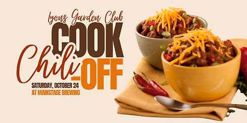 Lyons Garden Club Chili Cook-Off at MainStage Brewing