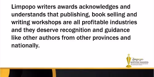 Limpopo writers awards event day