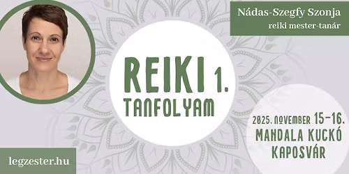 Reiki I. tanfolyam Kaposv\u00e1ron
