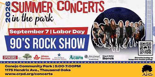 Summer Concert: 90's Rock Show