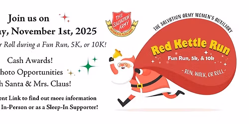 Red Kettle Run - 5K, 10K, & Fun Run