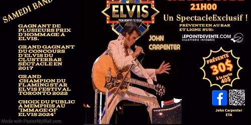 Elvis from Memphis to Las Vegas par John Carpentier ETA au Cluster