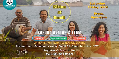Kirtan, Sound healing @ Bondi
