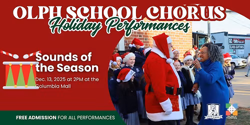 OLPH School Chorus at the Mall in Columbia