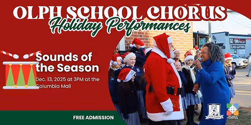 OLPH School Chorus at the Mall in Columbia