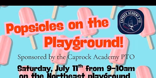 Popsicles on the Playground!