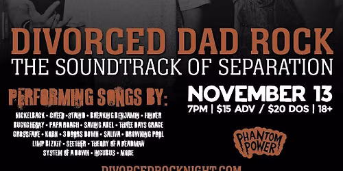 DIVORCED DAD ROCK - The Soundtrack of Separation