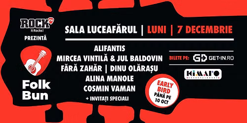 Gala FOLK BUN | 7 decembrie | Sala Luceaf\u0103rul