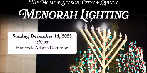 City of Quincy Menorah Lighting
