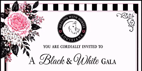 2026 3rd Annual Healing with Horses Louisiana Black & White GALA