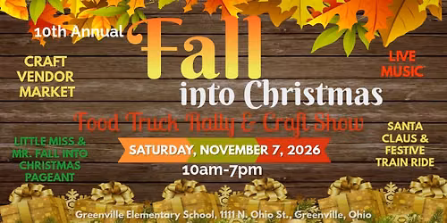 Fall into Christmas Food Truck Rally & Craft Show 2026