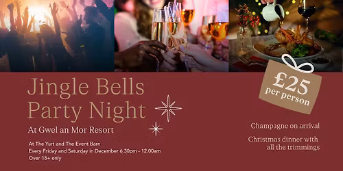 Jingle Bells Party Night at Gwel an Mor \ud83c\udf84