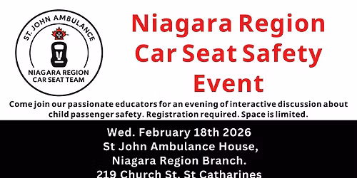 February 2026 Car Seat Safety Event