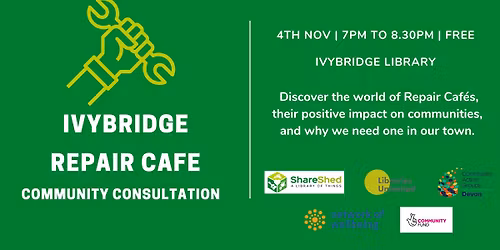 Ivybridge Repair Cafe - Community Consultation \ud83d\udee0\ufe0f