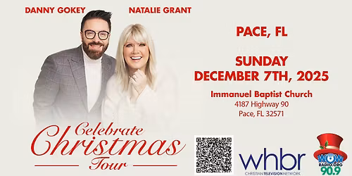 Celebrate Christmas Tour with Natalie Grant & Danny Gokey - Pace, FL