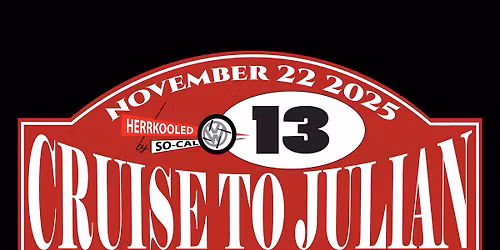 HerrKooleD Cruise to Julian