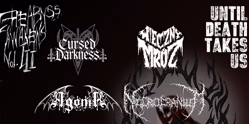 The Abyss Awakens III: Agonia \/ Wieczny Mr\u00f3z \/ Cursed Darkness \/ Necrocranium - 6 XII 2025 - MotoPub