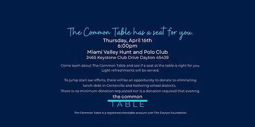 You\u2019re invited to pull up a chair at our kick-off event.