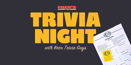 Trivia Night @ Fred's