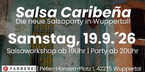 Salsa Caribena - die besondere Salsaparty in Wuppertal! 