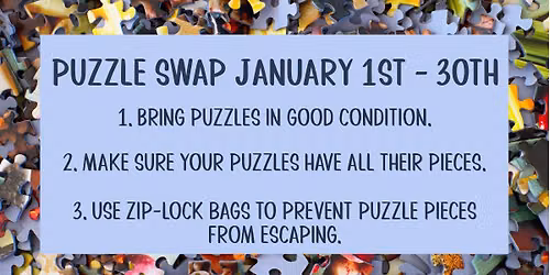 Puzzle Swap at 3 Goats Gruff