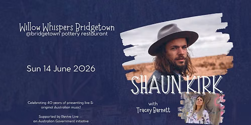 Shaun Kirk (with Tracey Barnett) Live @ Bridgetown Pottery Restaurant !I