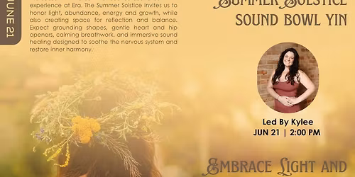 Summer Solstice Sound Bowl YIN