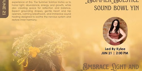 Summer Solstice Sound Bowl YIN