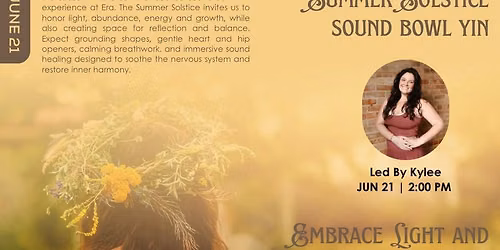 Summer Solstice Sound Bowl YIN