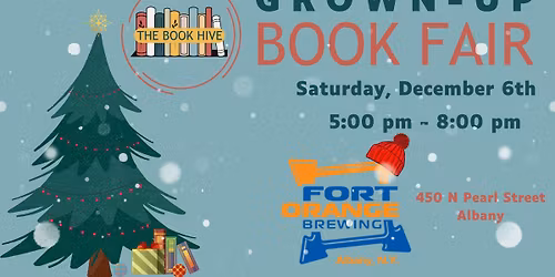 Grown-Up Book Fair at Fort Orange Brewing Holiday Edition