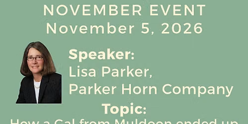November Event - Women In Business: A Speaker Series