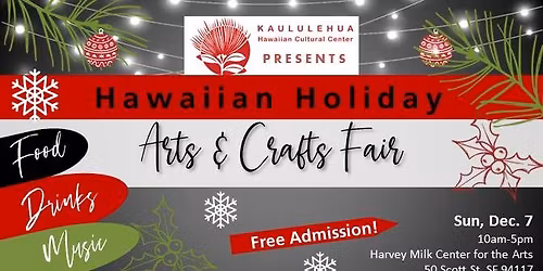 Hawaiian Holiday Shopping Arts\/Crafts