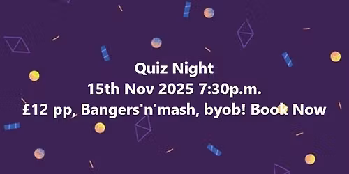 Schoolroom Quiz Night