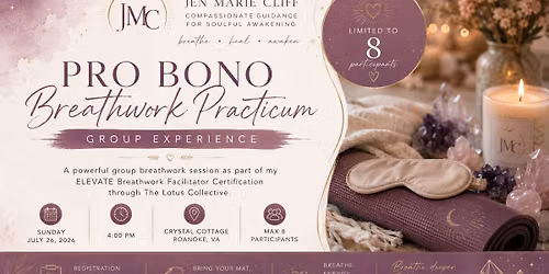 PRO BONO GROUP BREATHWORK PRACTICUM