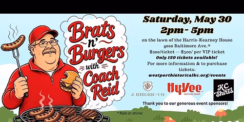 Brats n\u2019 Burgers with Coach Reid