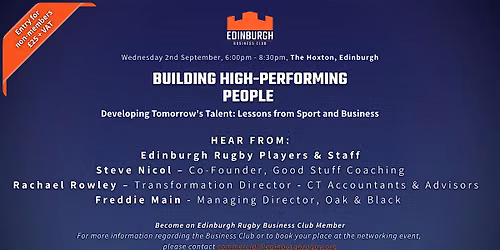 Building High Preforming People - Developing Tomorrow's Talent