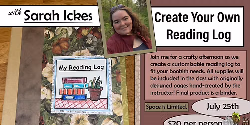 Create Your Own Reading Log with Sarah Ickes