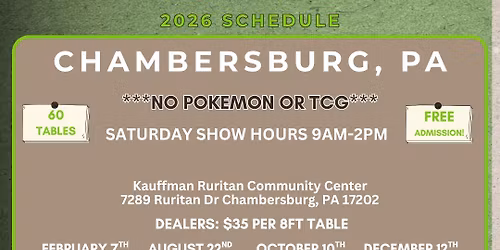 Chambersburg Toy & Collectible Show
