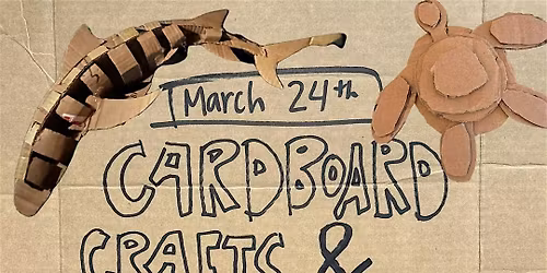 Cardboard Sea Creatures Craft Night