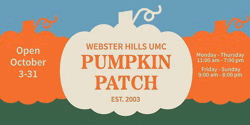 Webster Hills UMC Pumpkin Patch