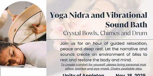 Yoga Nidra and Vibrational Sound Bath