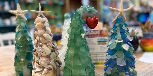 Sea Glass Tree w\/fairy light