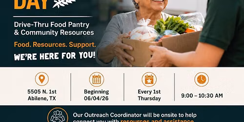 Senior Resource Day & Drive-Thru Food Pantry