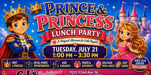 Prince & Princess Lunch Party!