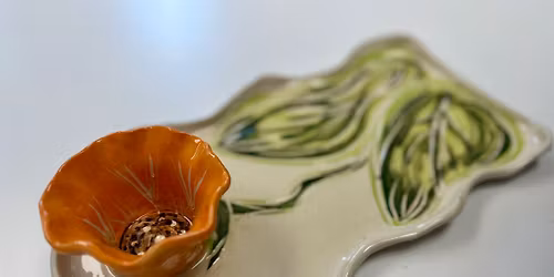 Slab + Sip: Floral Chip & Dip